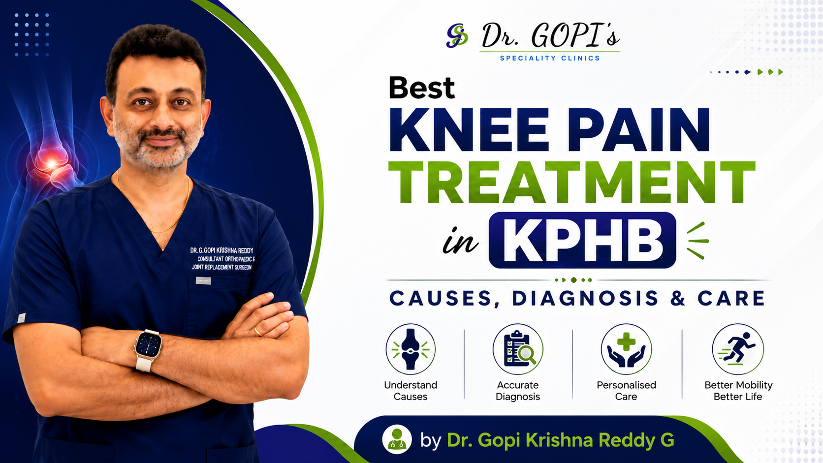 Orthopedic consultation for knee pain treatment in KPHB