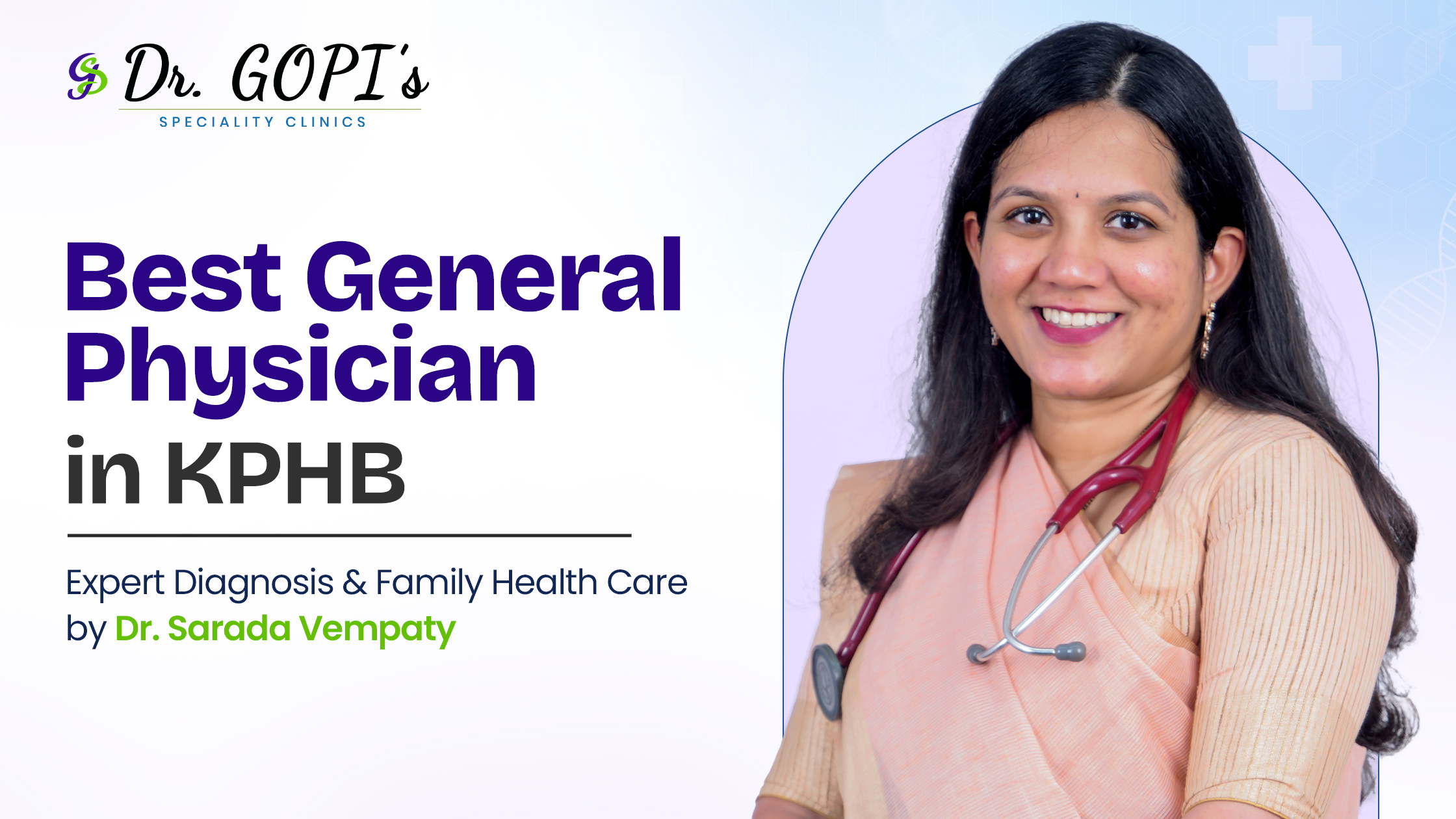 Best General Physician in KPHB Dr. Sarada Vempaty consulting a patient